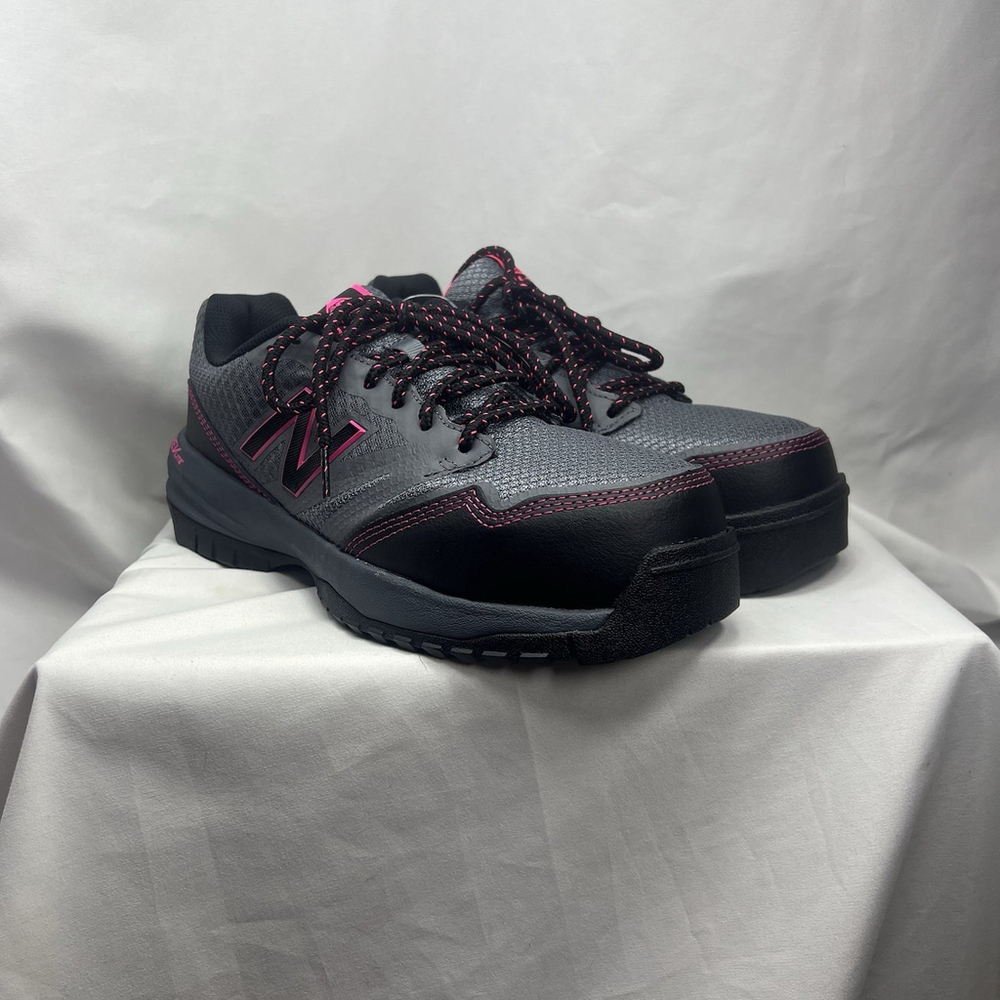 New Balance Industrial 589v1 Women's Work Shoes Size 9 Gray/Pink Composite Toe